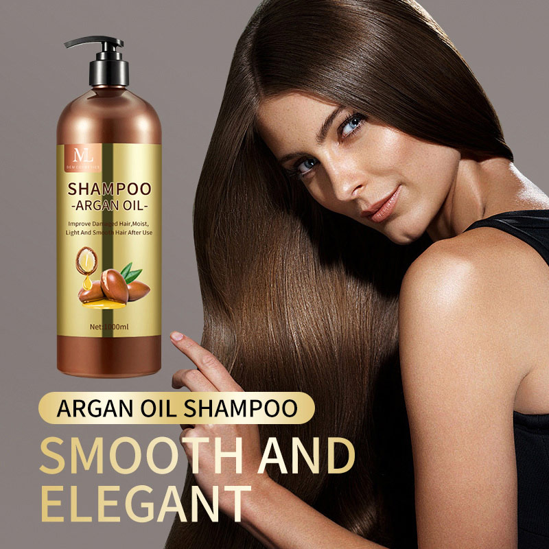 Hair Care Factory Custom Organic1L Oil Control Moisturizing Argan Oil Shampoo Private Label