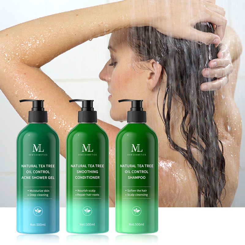 500ml Tea Tree Oil Control Hair Care Set
